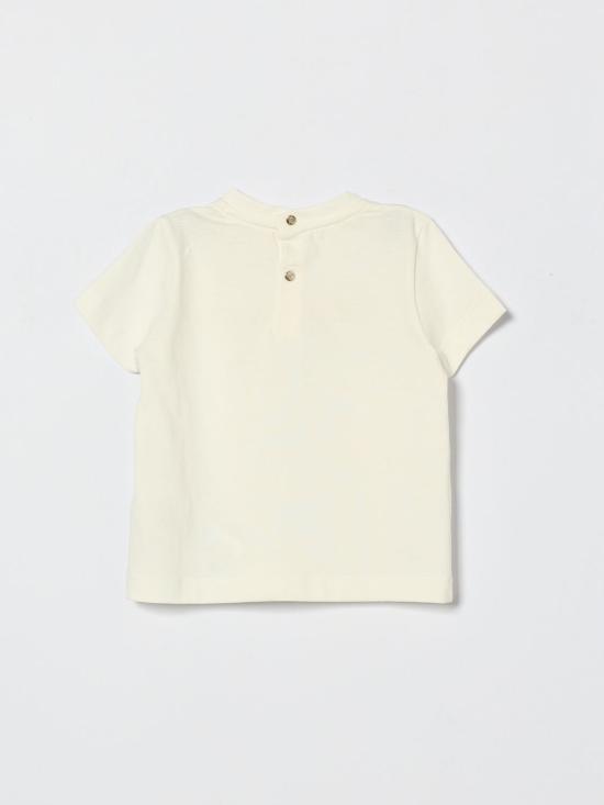 26SS [키즈] 미스블루마린 티셔츠 BGTS0090JF031 0000 Yellow Cream - MISS BLUMARINE