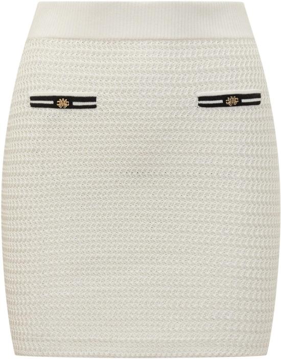 25FW 아미리 숏 스커트 AWKNKR1018IVORY WHITE
