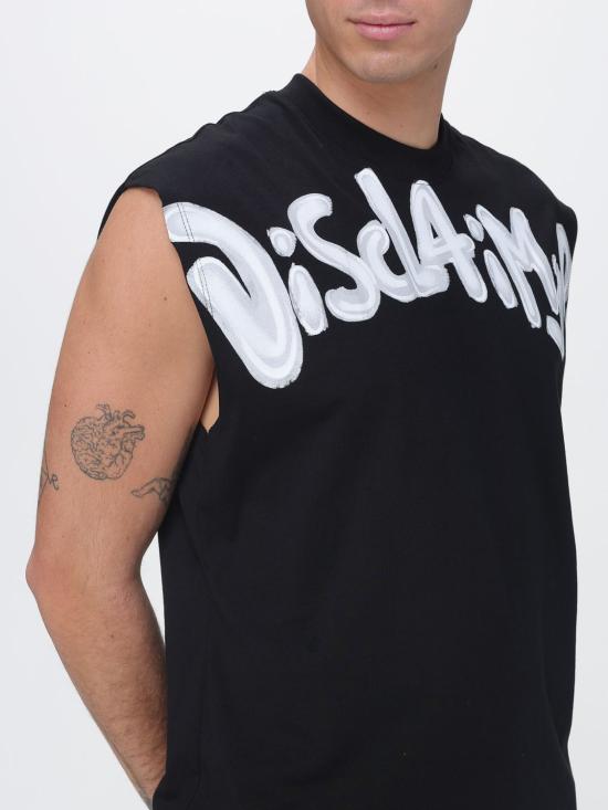 26SS 디스클레이머 민소매 티셔츠 26EDS55414 NER Black - DISCLAIMER