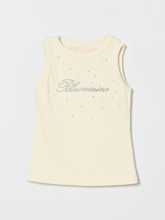 26SS [키즈] 미스블루마린 티셔츠 BFTS0260CS029 0000 Yellow Cream