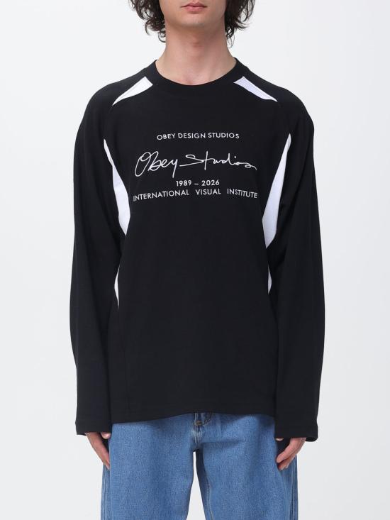 26SS 오베이 긴팔 티셔츠 131030145 BKM Black