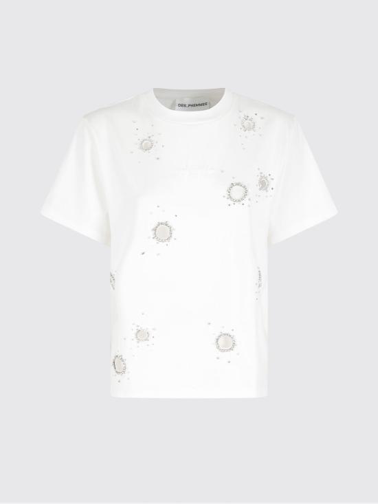 26SS 데 펨메스 반팔 티셔츠 D102JH D0101 White - DES PHEMMES