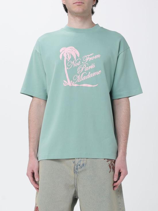 26SS 드롤드무슈 반팔 티셔츠 KTS297CO002 WG Green