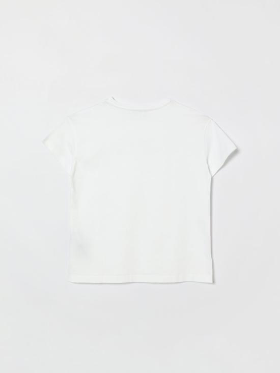 26SS [키즈] 발망 티셔츠 BY8B11Z3672 100NE White - BALMAIN