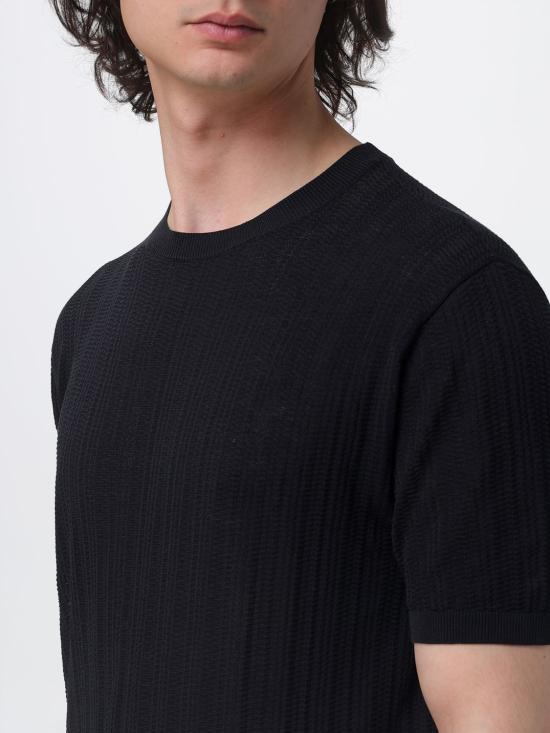 26SS 엠포리오 아르마니 스웨터 EM004740AF23761 UC001 Black - EMPORIO ARMANI