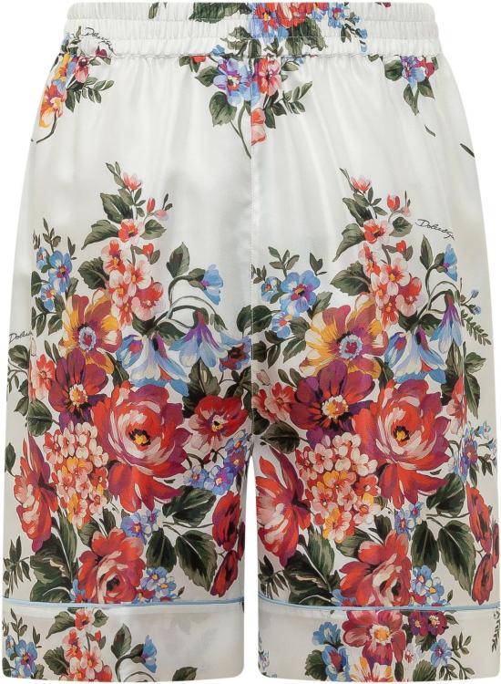 26SS 돌체앤가바나 플라워 부케 프린트 트윌 배니티 버뮤다 팬츠 FTC42TIS11IHA5ZO DIVERS - DOLCE & GABBANA