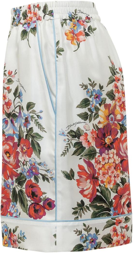 26SS 돌체앤가바나 플라워 부케 프린트 트윌 배니티 버뮤다 팬츠 FTC42TIS11IHA5ZO DIVERS - DOLCE & GABBANA