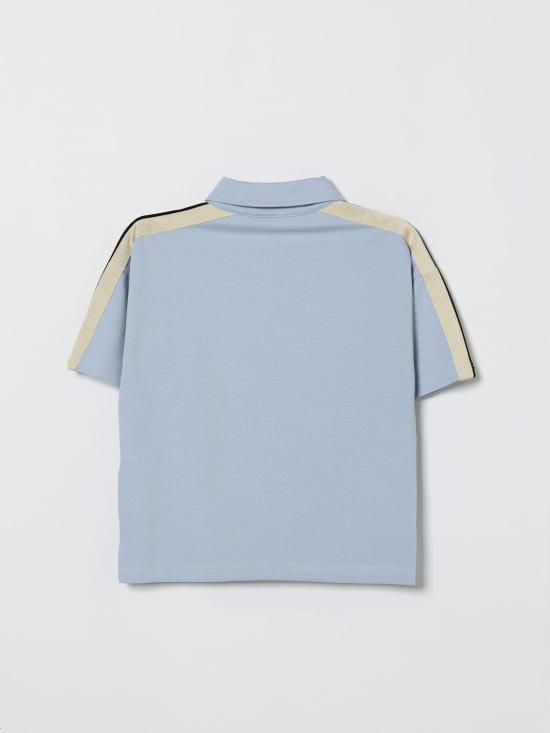 26SS [키즈] 팜앤젤스 폴로 셔츠 PBBD013S26FLE001 960 Blue - PALM ANGELS