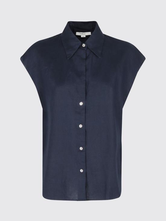 26SS 빈스 셔츠 V026712962 403CBL Blue - VINCE