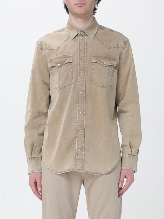 26SS 돈답 긴팔 셔츠 UC343RGSE106TMG9 733 Brown