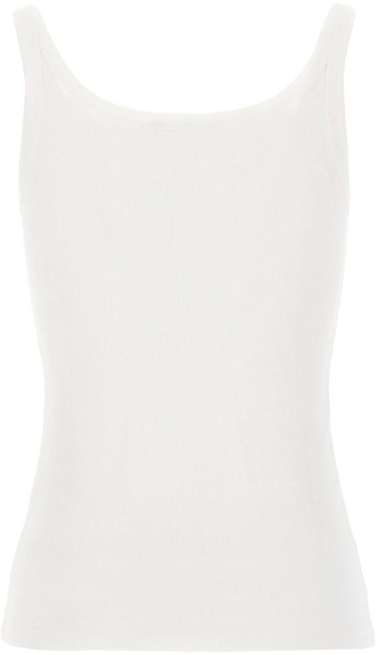 26FW 돌체앤가바나 로고 프린트 코튼 탱크 탑 G8PA8TG7P3IW0800 WHITE - DOLCE & GABBANA