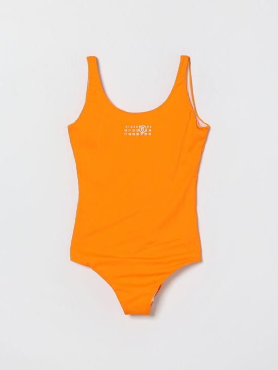 26SS [키즈] MM6 메종마르지엘라 원피스 수영복 M60568MM00P M6207 Orange