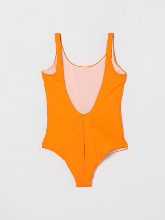 26SS [키즈] MM6 메종마르지엘라 원피스 수영복 M60568MM00P M6207 Orange - MM6 MAISON MARGIELA