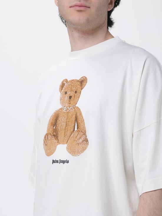 26SS 팜앤젤스 반팔 티셔츠 PMAA10BS26JER004 0360 Ivory - PALM ANGELS