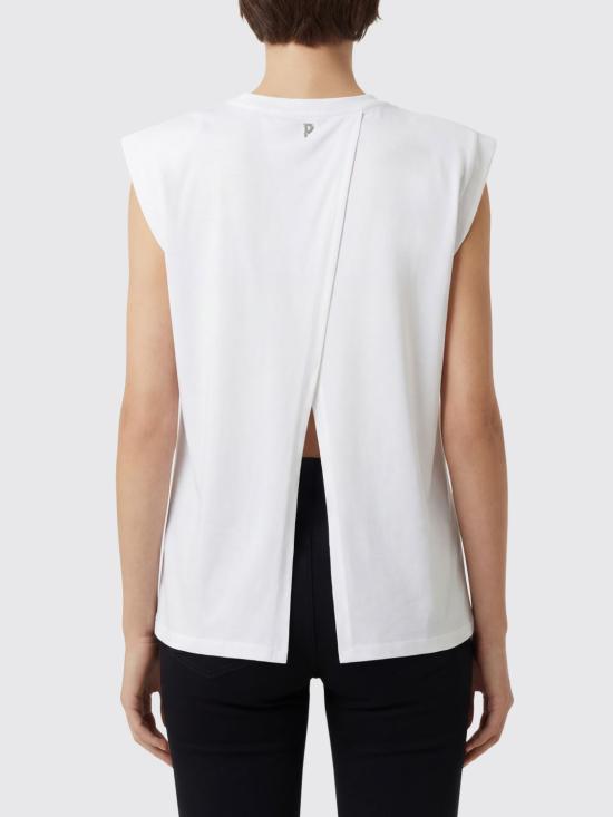 26SS 돈답 민소매 티셔츠 DS080JF0350DXXX 000 White - DONDUP