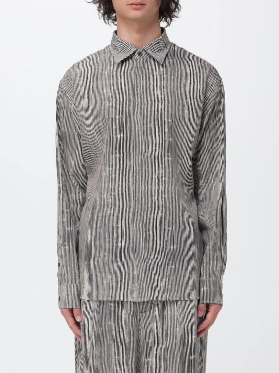26SS 엠포리오 아르마니 긴팔 셔츠 EM004178AF14214 F1183 Black