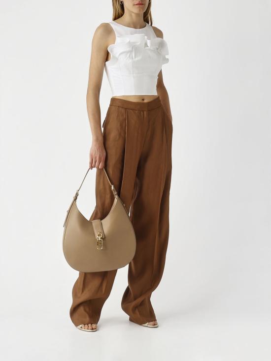 26SS 엘리자베타프랜치 민소매 티셔츠 TO05462E2 100 White - ELISABETTA FRANCHI