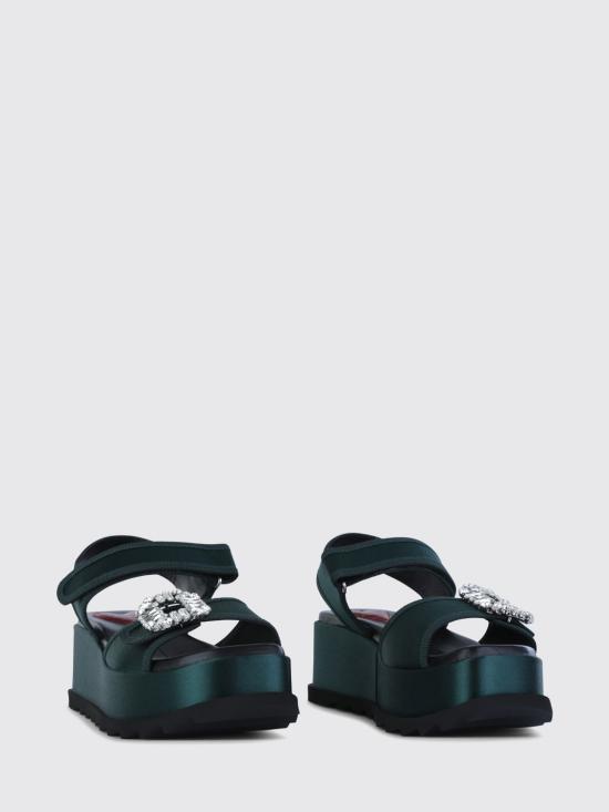 26SS 로저비비에 힐/펌프스 RVW77544510RS0 V801 Forest Green - ROGER VIVIER