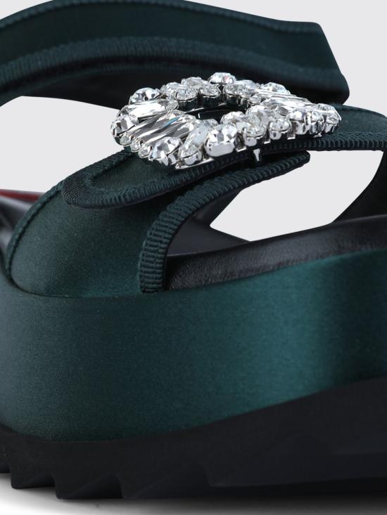 26SS 로저비비에 힐/펌프스 RVW77544510RS0 V801 Forest Green - ROGER VIVIER