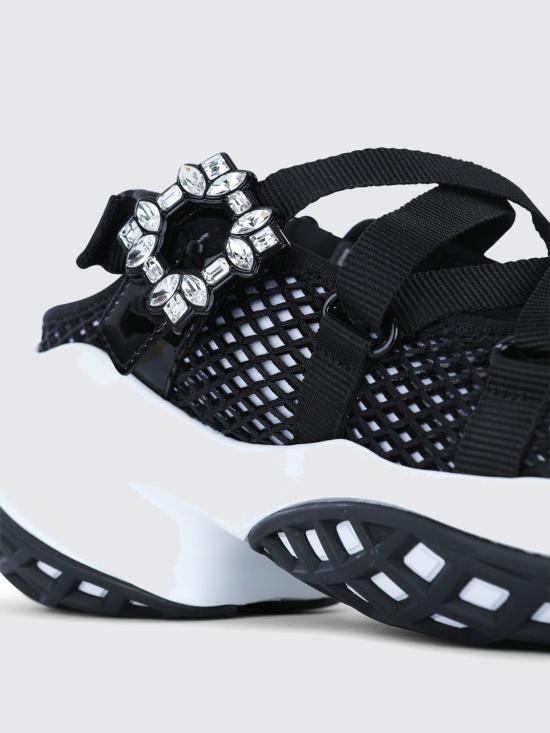 26SS 로저비비에 플랫 슈즈 RVW50643980V4F 0XCR Black - ROGER VIVIER