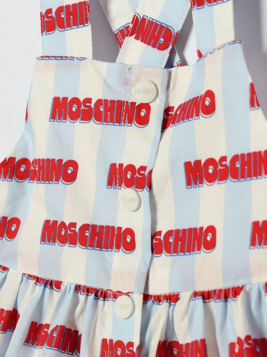 26SS [키즈] 모스키노 점프수트 MDV0DDLLB59 83678 Red - MOSCHINO