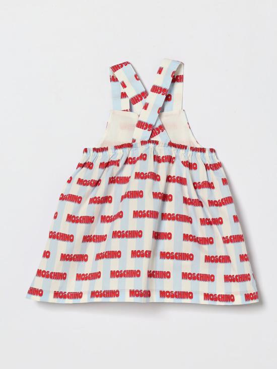 26SS [키즈] 모스키노 점프수트 MDV0DDLLB59 83678 Red - MOSCHINO