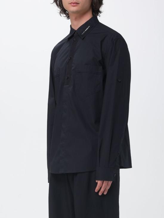 26SS 돌체앤가바나 긴팔 셔츠 G5OE1TFUFIP N0000 Black - DOLCE & GABBANA