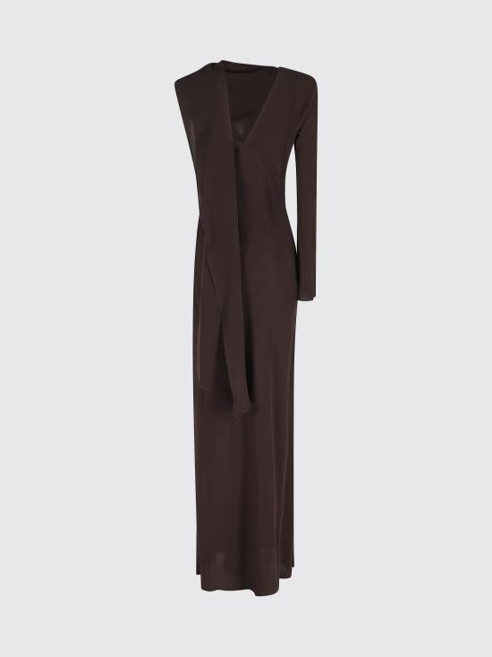 26SS 에리카 카발리니 롱 원피스 P6SR03 V01 Brown - ERIKA CAVALLINI