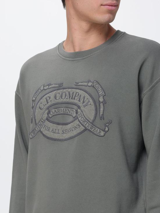 26SS 씨피 컴퍼니 긴팔 티셔츠 20CMSS217A006090O 921 Grey - C.P. COMPANY