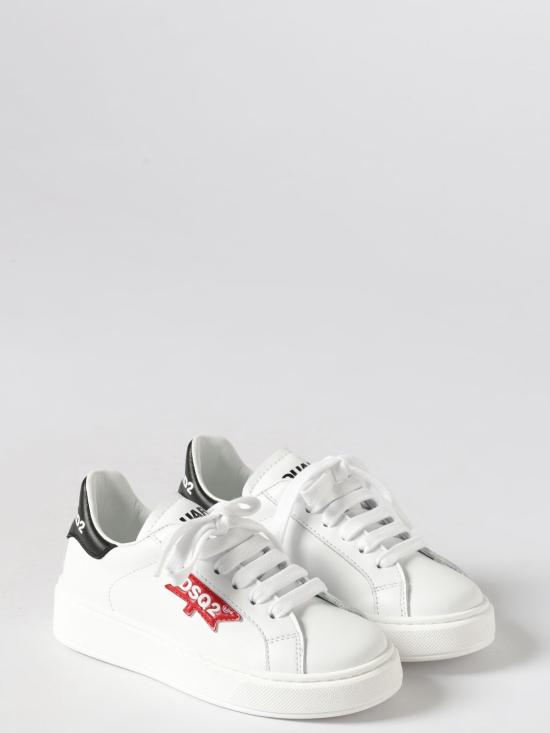 26SS [키즈] 디스퀘어드2 스니커즈 82761 1 White - DSQUARED2