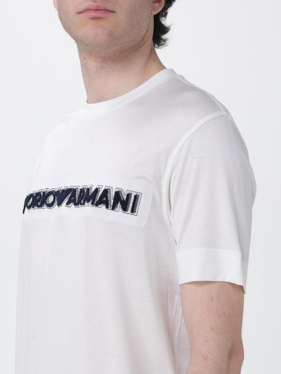 26SS 엠포리오 아르마니 반팔 티셔츠 EM004520F13747 U0003 Black - EMPORIO ARMANI