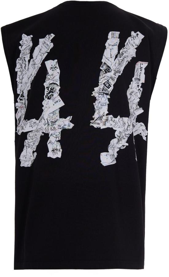 26SS 44레이블 민소매 티셔츠 B0030654FA706P756 BLACK - 44 LABEL