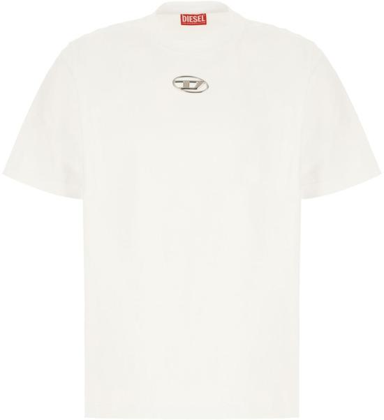 26SS 디젤 T-Norm Iod 반팔 티셔츠 A202970JMBB141 WHITE