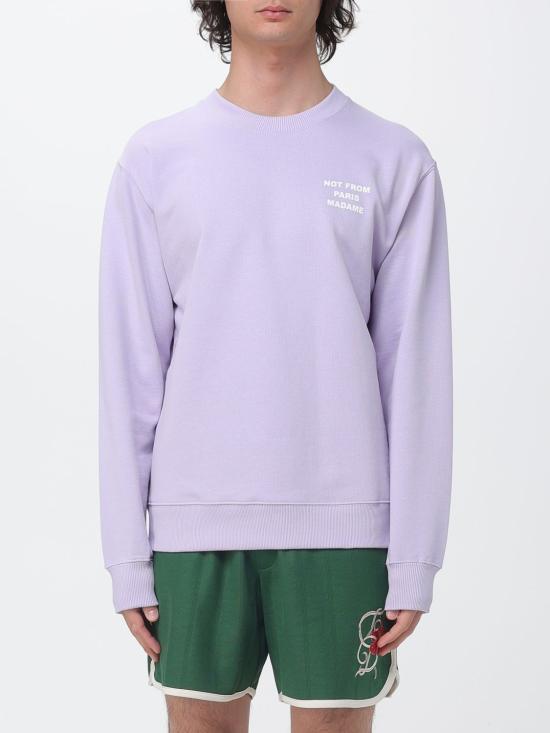 26SS 드롤드무슈 긴팔 티셔츠 KSW149CO127 LAV Lavander