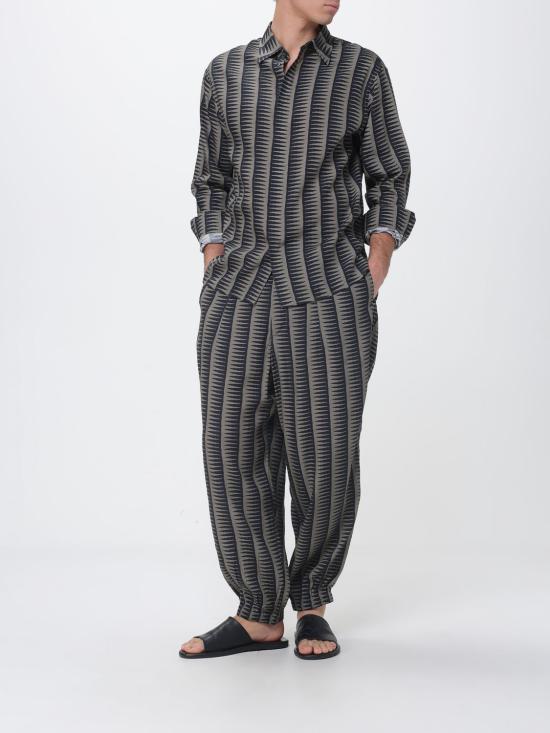 26SS 엠포리오 아르마니 스트레이트 팬츠 EM005490AF14214 FB472 Black - EMPORIO ARMANI