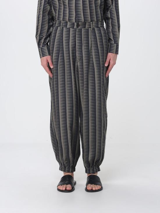 26SS 엠포리오 아르마니 스트레이트 팬츠 EM005490AF14214 FB472 Black