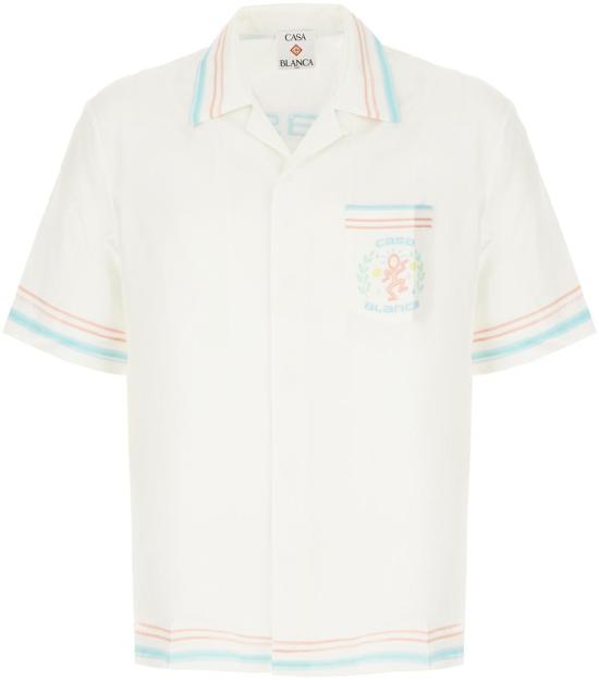 26SS 카사블랑카 반팔 셔츠 MSP26SH00301SILKTWILL DIVERS