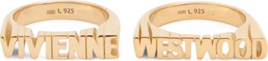 26SS 비비안웨스트우드 반지 6404018I GOLD - VIVIENNE WESTWOOD