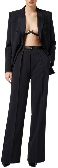 25FW 엘리자베타프랜치 스트레이트 팬츠 PA12656E2110 BLACK - ELISABETTA FRANCHI