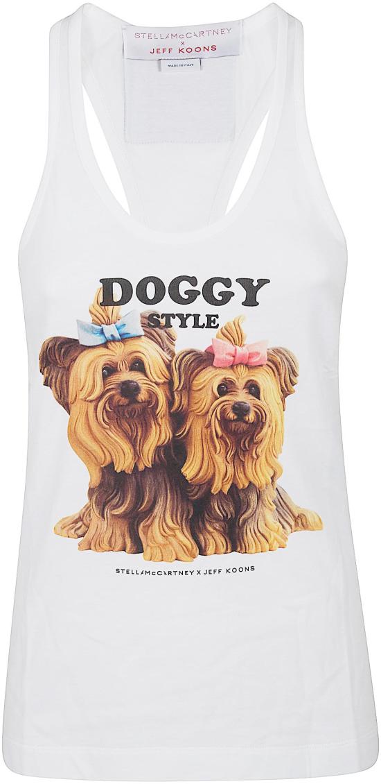  스텔라 맥카트니 민소매 티셔츠 6J04433SQA33 WHITE