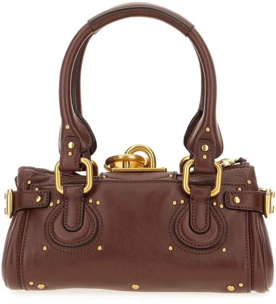 26SS 끌로에 스몰 그레인드 레더 패딩턴 백 CH26SS805P7527M PURPLE - CHLOE