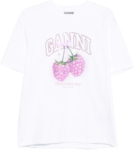 26SS 가니 반팔 티셔츠 A1050140151 WHITE