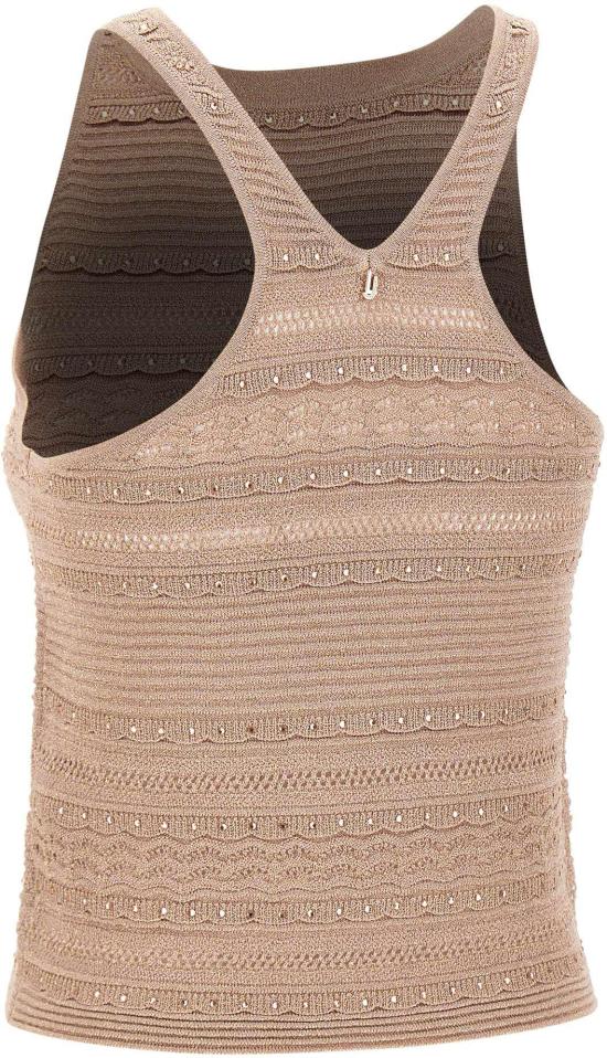 26SS 리우조 민소매 티셔츠 CA6238MA06SA4389 BEIGE - LIU JO