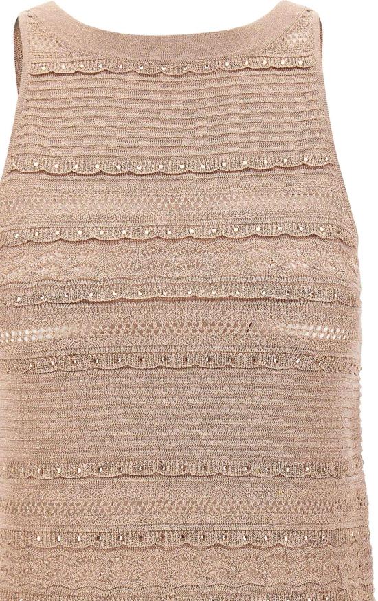 26SS 리우조 민소매 티셔츠 CA6238MA06SA4389 BEIGE - LIU JO