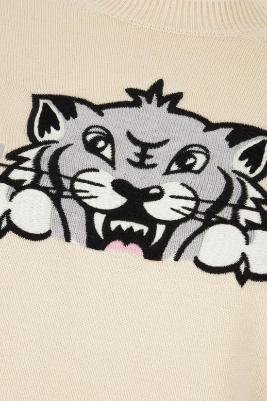 25FW 겐조 스웨터 FF62PU7233LI02 NEUTRAAL - KENZO