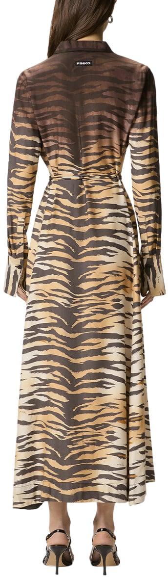 26SS 핑코 롱 원피스 106543A37RZC8 DIVERS - PINKO