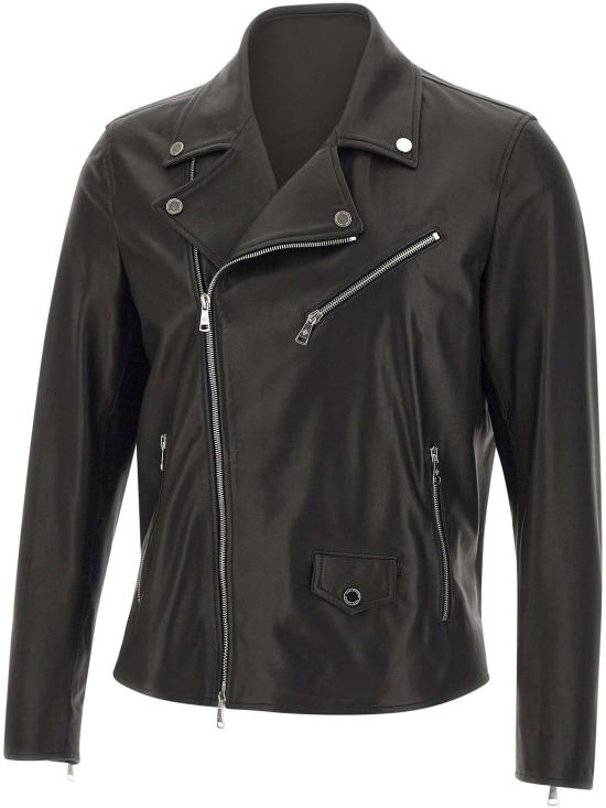 26SS 딸리아토레 가죽 자켓 FRANKLINCHE2602NERO BLACK