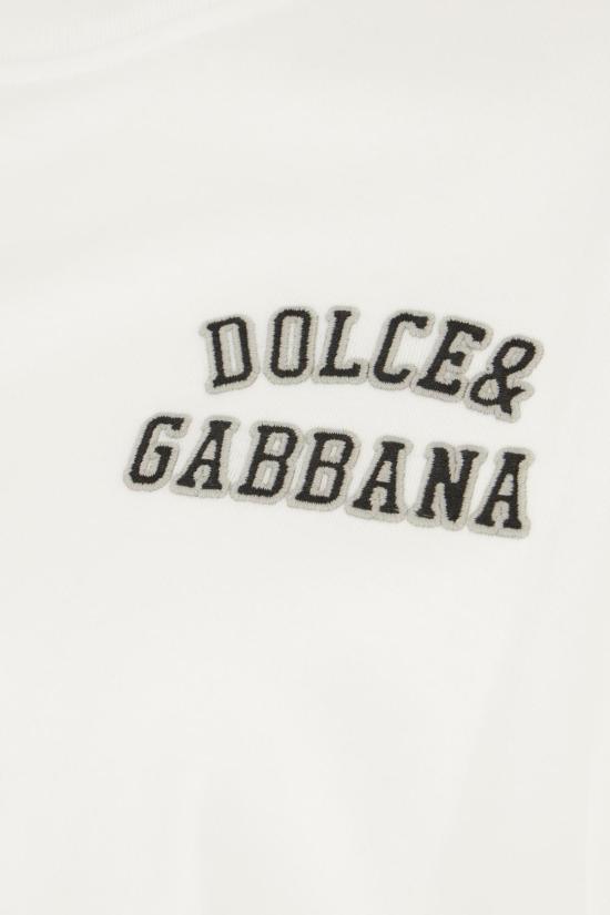 25FW 돌체앤가바나 반팔 티셔츠 F8U10ZGDDBBW0800 WHITE - DOLCE & GABBANA