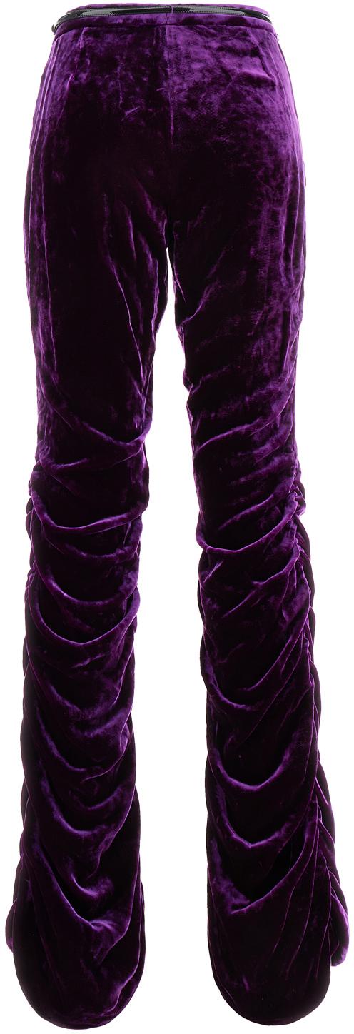  구찌 벨티드 러치드 팬츠 761072Z8BMQ5976 PURPLE - GUCCI