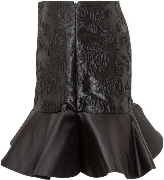 26SS 가니 새틴 클로크 미니 스커트 A1090086099 DONKERGREY - GANNI